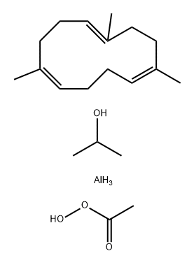 Ethaneperoxoic acid, reaction products with aluminum isopropoxide and 1,5,10-trimethyl-1,5,9-cyclododecatriene Struktur