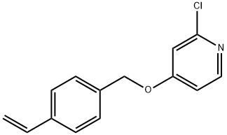 2-Chloro-4-[(4-ethenylphenyl)methoxy]pyridine Struktur