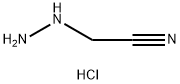 Acetonitrile, 2-hydrazinyl-, hydrochloride (1:1) Struktur