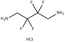 1,4-Butanediamine, 2,2,3,3-tetrafluoro-, hydrochloride (1:2) Struktur