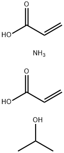 2-Propenoic acid, polymers with ammonium acrylate-iso-Pr alc. reaction products Struktur