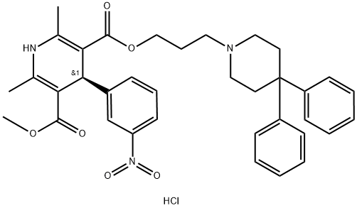 (S)-(+)-Niguldipine hydrochloride Struktur