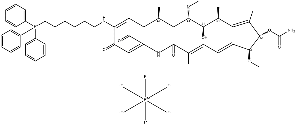 Gamitrinib TPP hexafluorophosphate Struktur