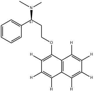 Dapoxetine-d7 HCl Struktur