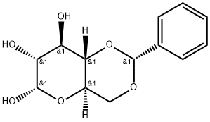 α-D-Glucopyranose, 4,6-O-[(R)-phenylmethylene]- Struktur