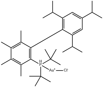 Me4-tert-butyl XPhos-AuCl Struktur