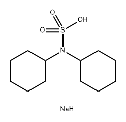 Sulfamic acid, N,N-dicyclohexyl-, sodium salt (1:1) Struktur