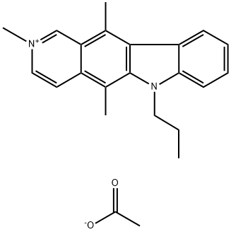 2-methyl-6-propylellipticine Struktur