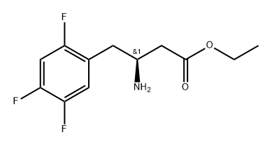 Benzenebutanoic acid, β-amino-2,4,5-trifluoro-, ethyl ester, (βS)-