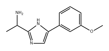 1H-Imidazole-2-methanamine, 5-(3-methoxyphenyl)-α-methyl- Struktur