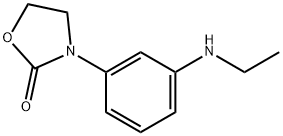 3-(3-(ethylamino)phenyl)oxazolidin-2-one Struktur