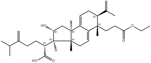 Poricoic acid AE, 1159753-88-4, 結(jié)構(gòu)式