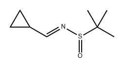 (E)-N-(cyclopropylmethylene)-2-methylpropane-2-sulfinamide(WXC08756) Struktur