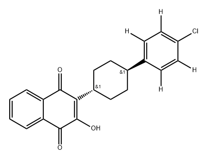 Atovaquone Impurity 6 Struktur