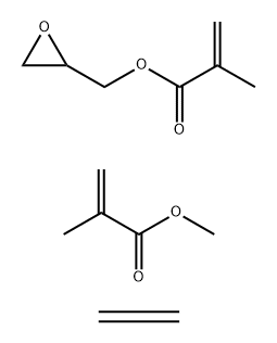 2-Methyl-2-propenoic acid methyl ester polymer with ethene and oxiranylmethyl 2- methyl-2-propenoate, graft Struktur