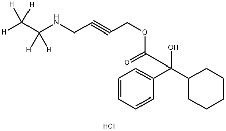 N-Desethyl Oxybutynin-d5 HCl Struktur