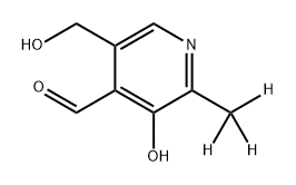 Pyridoxal D3 Struktur