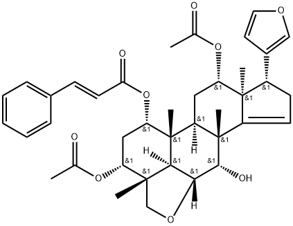 1-Cinnamoyltrichilinin Struktur