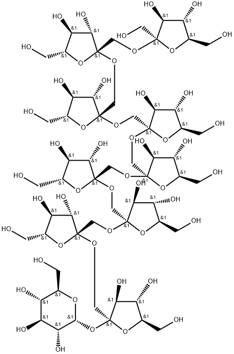 Fructo-oligosaccharide DP10/GF9 Struktur