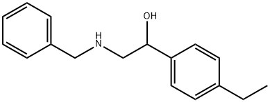 2-(benzylamino)-1-(4-ethylphenyl)ethan-1-ol Struktur