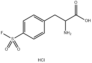 DL-Phenylalanine-4-sulfofluoride hydrochloride Struktur