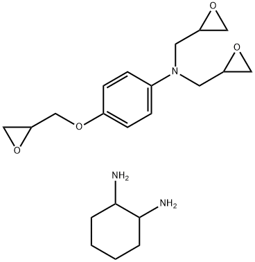 1,2-Cyclohexanediamine, reaction products with N-4-(oxiranylmethoxy)phenyl-N-(oxiranylmethyl)oxiranemethanamine Struktur