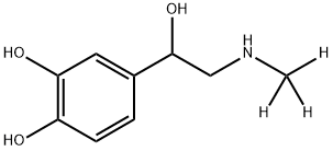 rac Epinephrine-d3 Struktur