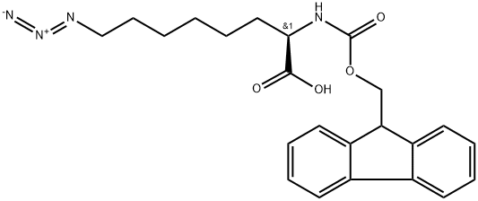 (R)-8-Azido-2-(Fmoc-amino)octanoic acid Struktur