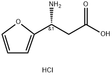 (R)-3-AMINO-3-(2-FURYL)-PROPIONIC ACID HCl Struktur