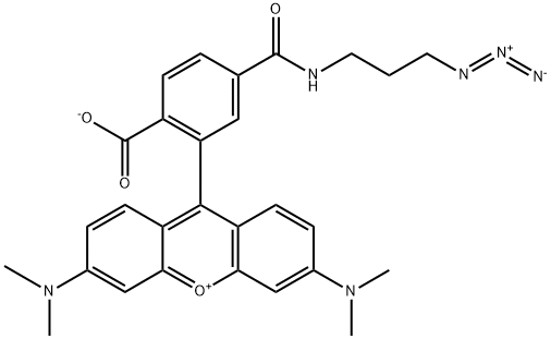 TAMRA azide, 6-isomer Struktur