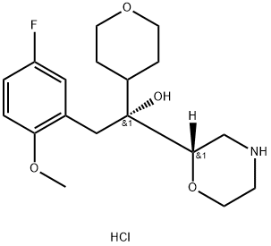 Edivoxetine hydrochloride Struktur