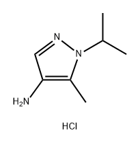 1-isopropyl-5-methyl-1H-pyrazol-4-amine Struktur