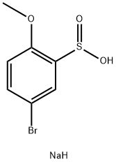 Sodium 5-bromo-2-methoxybenzenesulfinate Struktur