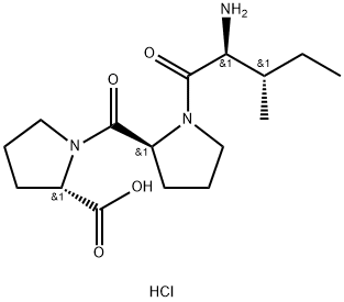 H-Ile-Pro-Pro-OH hydrochloride Struktur