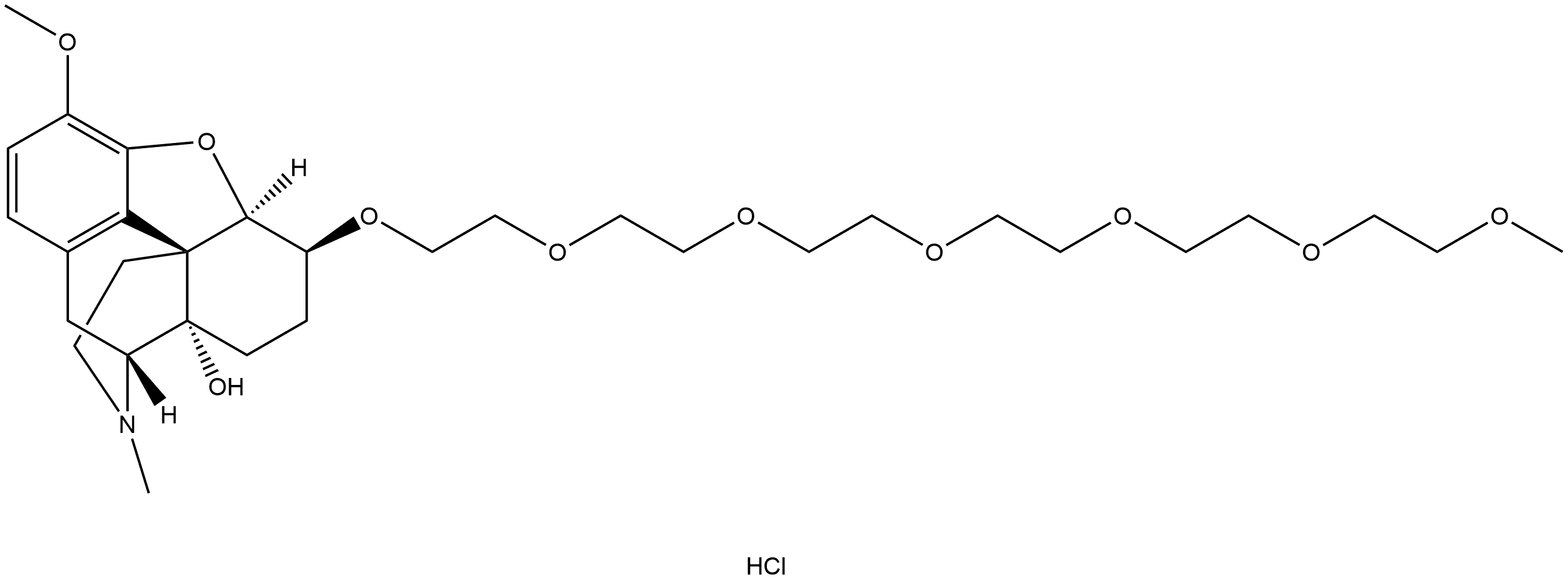 Oxicodegol HCl Struktur