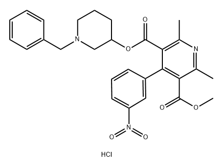 Benidipine oxidation impurities (hydrochloride) Struktur