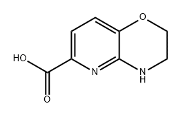 2H,3H,4H-pyrido[3,2-b][1,4]oxazine-6-carboxylic 
acid Struktur