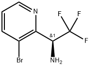 2-Pyridinemethanamine, 3-bromo-α-(trifluoromethyl)-, (αS)- Struktur