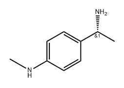 4-[(1R)-1-aminoethyl]-N-methylaniline Struktur