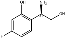 (βR)-β-AMino-4-fluoro-2-hydroxybenzeneethanol Struktur