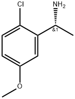 (1R)-1-(2-chloro-5-methoxyphenyl)ethan-1-amine Struktur