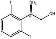 (2R)-2-amino-2-(2-fluoro-6-iodophenyl)ethanol Struktur