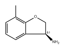 3-Amino-7-methyl-cumaran Struktur