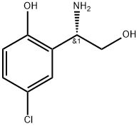 Benzeneethanol, β-amino-5-chloro-2-hydroxy-, (βS)- Struktur