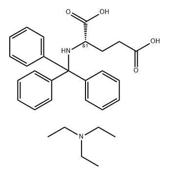 L-Glutamic acid, N-(triphenylmethyl)-, compd. with N,N-diethylethanamine (1:1)