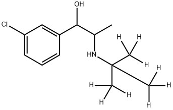 Hydroxybupropion hydrochloride salt Struktur