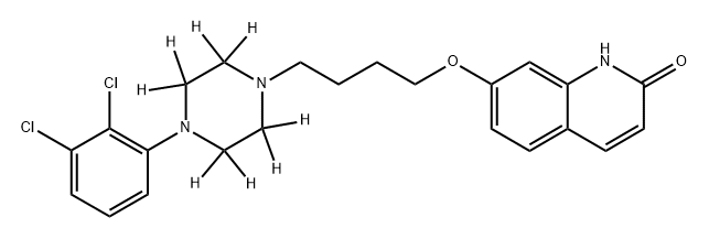 Dehydro Aripiprazole-d8 Struktur