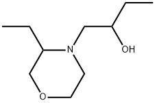 4-Morpholineethanol, α,3-diethyl- Struktur