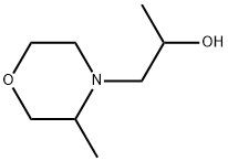 4-Morpholineethanol, α,3-dimethyl- Struktur