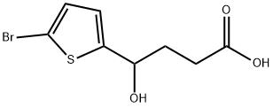 2-Thiophenebutanoic acid, 5-bromo-γ-hydroxy- Struktur